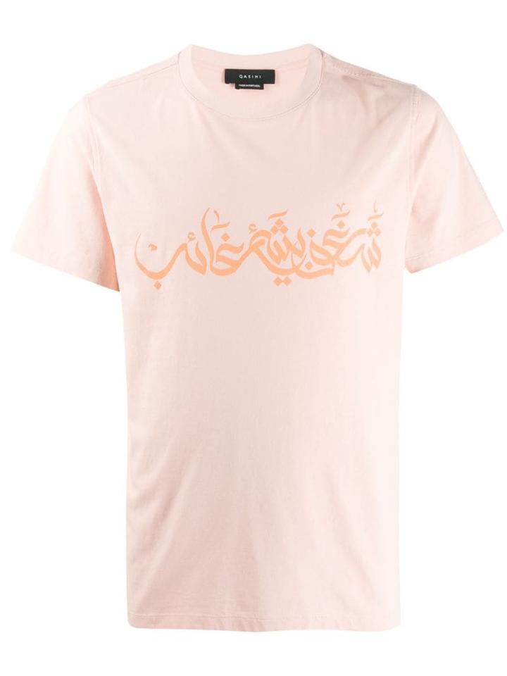 Qasimi A Passion For Something Absent T-shirt - Pink