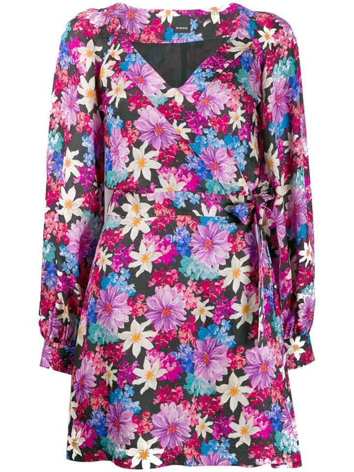 Pinko Floral Wrap Dress