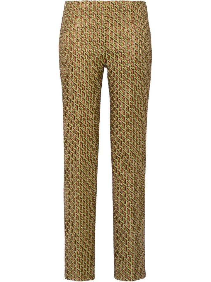 Prada Stretch Cloqué Trousers - Brown