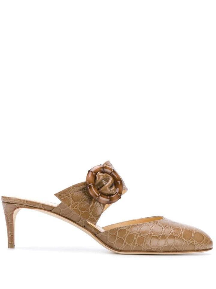 Chloe Gosselin Sarah Mid-heel Mules - Neutrals