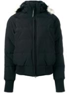 Canada Goose 'ladies Savona' Bomber Jacket, Women's, Size: Medium, Black, Nylon/polyester/cotton/coyote Fur