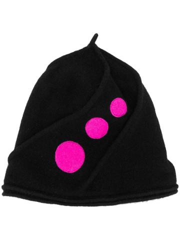 Le Chapeau Fine Knit Hat - Black