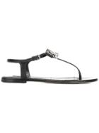 Dsquared2 Babe Wire Flat Sandals - Black