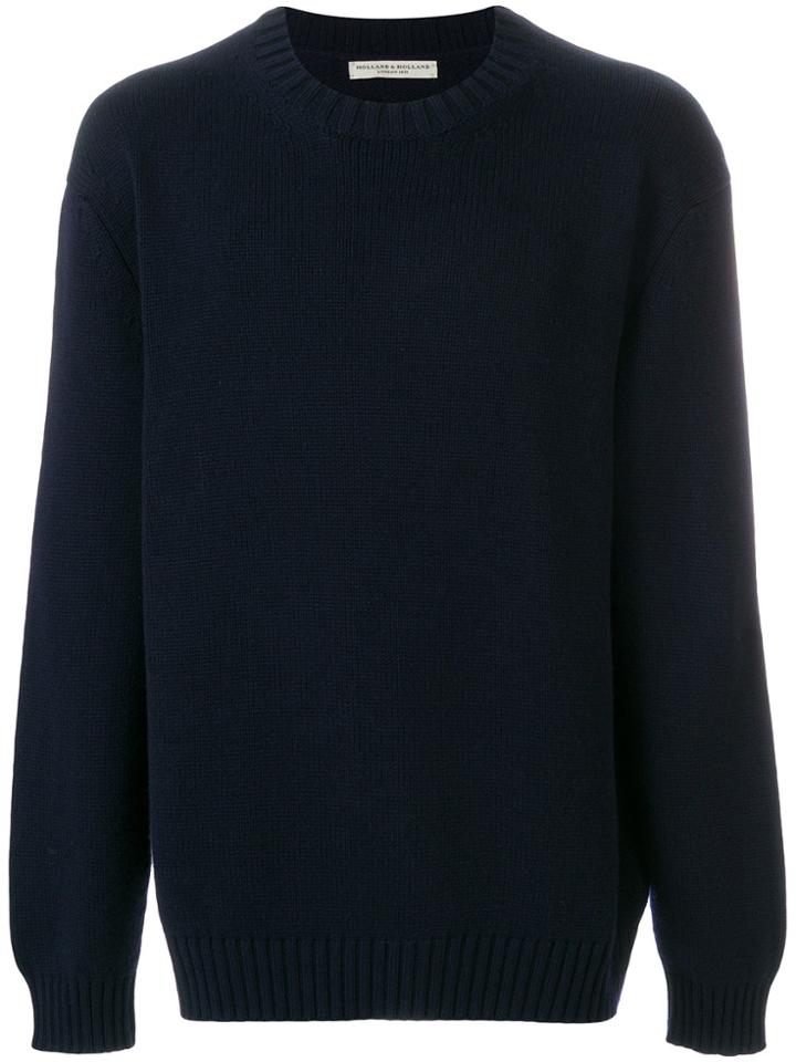 Holland & Holland Cashmere Jumper - Blue