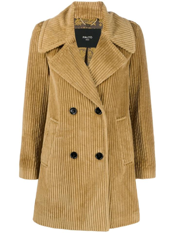 Paltò Double Breasted Short Coat - Neutrals