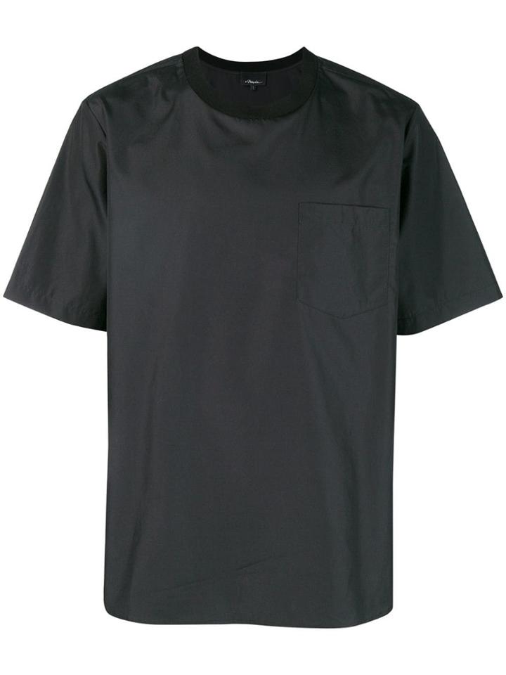 Mumofsix Chest Pocket T-shirt - Black