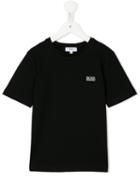 Boss Kids Embroidered Logo T-shirt, Boy's, Size: 12 Yrs, Black