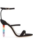 Sophia Webster Rosalynd Crystal Sandals - Black