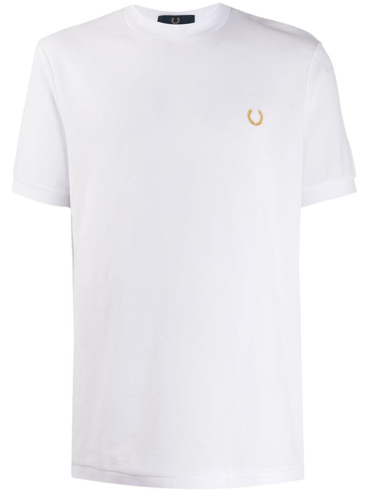 Fred Perry Miles Kaneturtle Neck Pique Tee - White