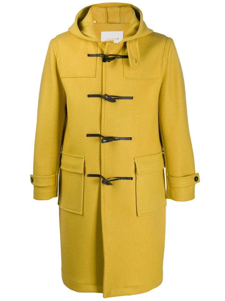 Mackintosh Weir Mustard Wool Duffle Coat Gm-028 - Yellow