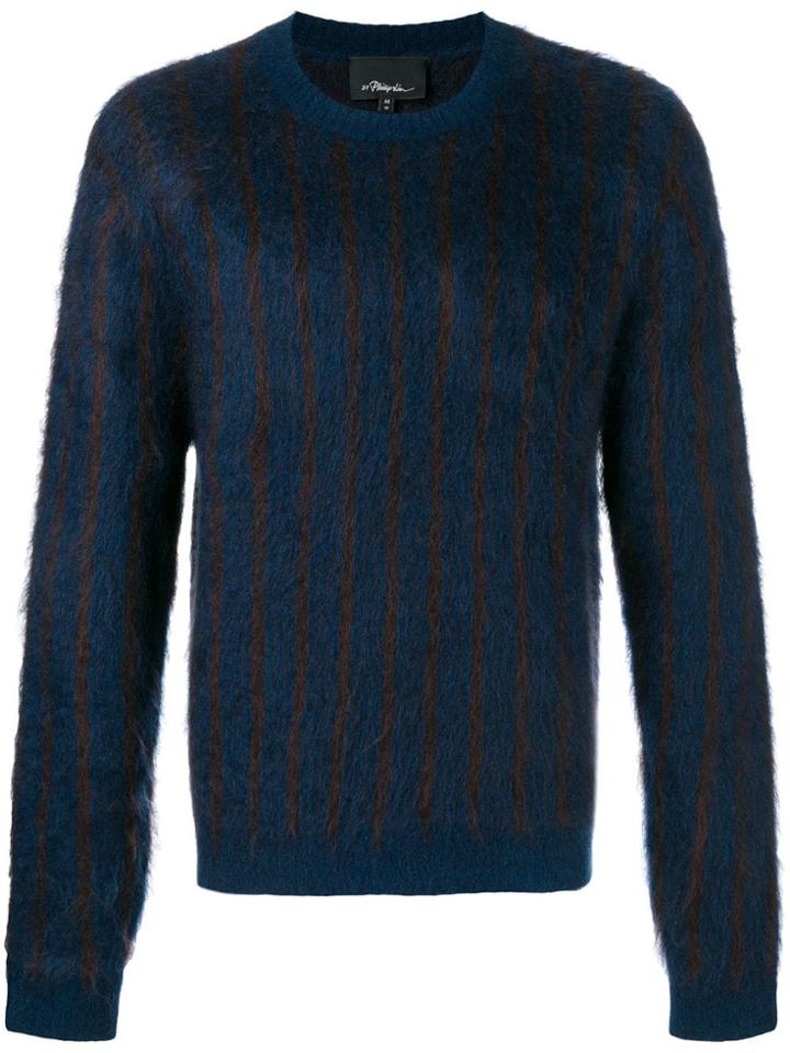 3.1 Phillip Lim Striped Knit - Blue