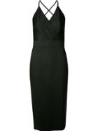Andrea Marques Midi Sheath Dress, Women's, Size: 38, Black, Cotton/spandex/elastane/acetate