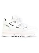 Camper Cut Out Sneakers - White