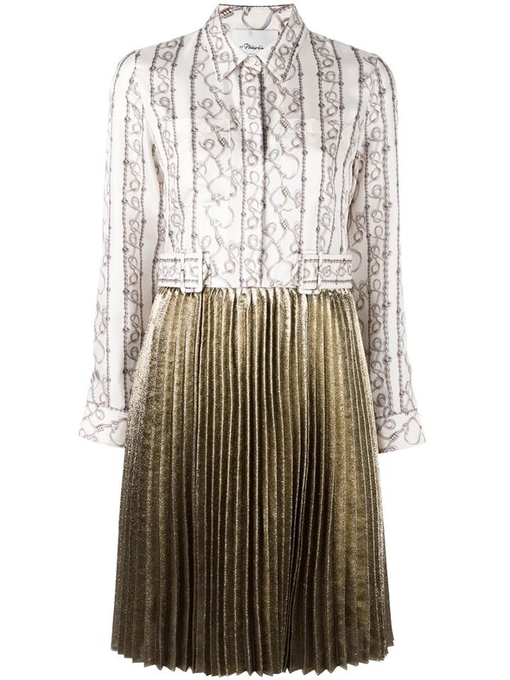 3.1 Phillip Lim Pleated Skirt Shirt Dress