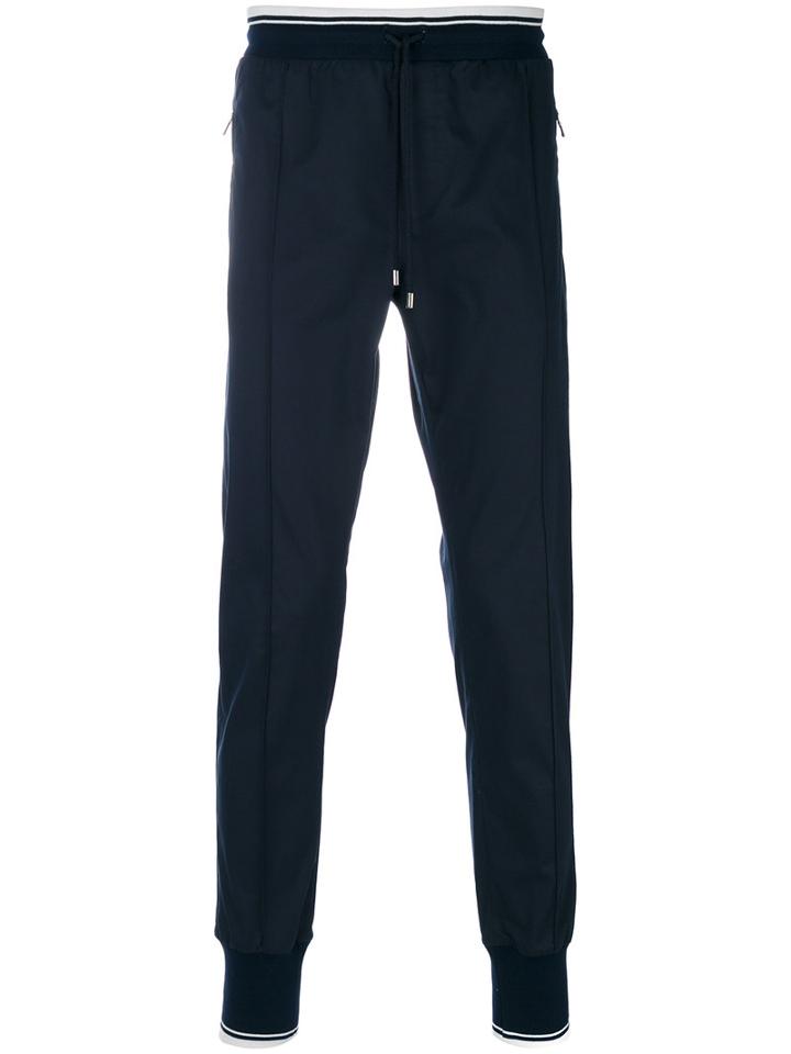 Dolce & Gabbana - Jogging Pants - Men - Cotton/spandex/elastane - 46, Blue, Cotton/spandex/elastane