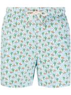 Mc2 Saint Barth Mexican Print Swim Shorts - Blue