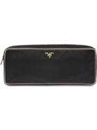 Prada Satin Slipper Travel Pouch - Black