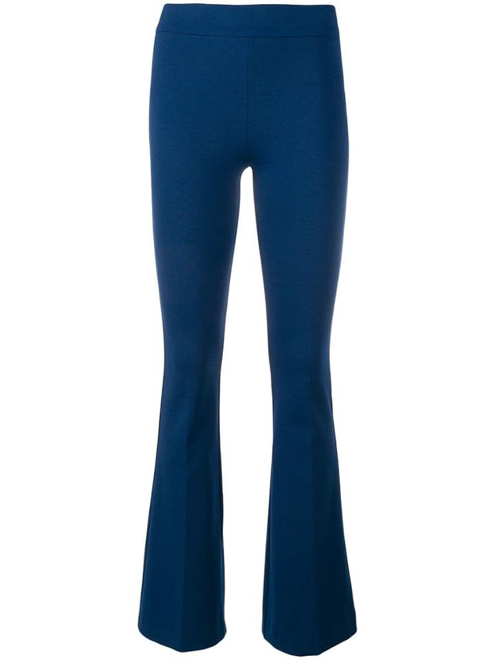 Blanca Kick Flare Trousers - Blue