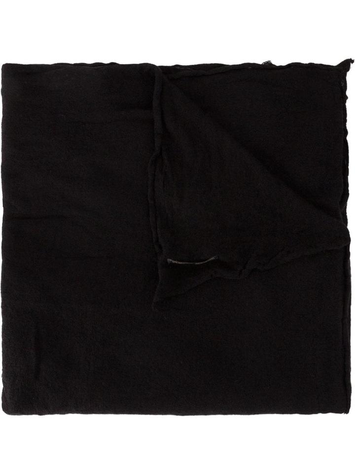 Faliero Sarti Finished Edges Scarf - Black