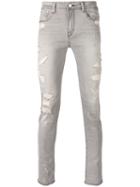 Stampd Skinny Jeans, Men's, Size: 30, Grey, Cotton/spandex/elastane