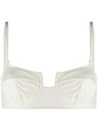 Solid & Striped Harley Bikini Top - White