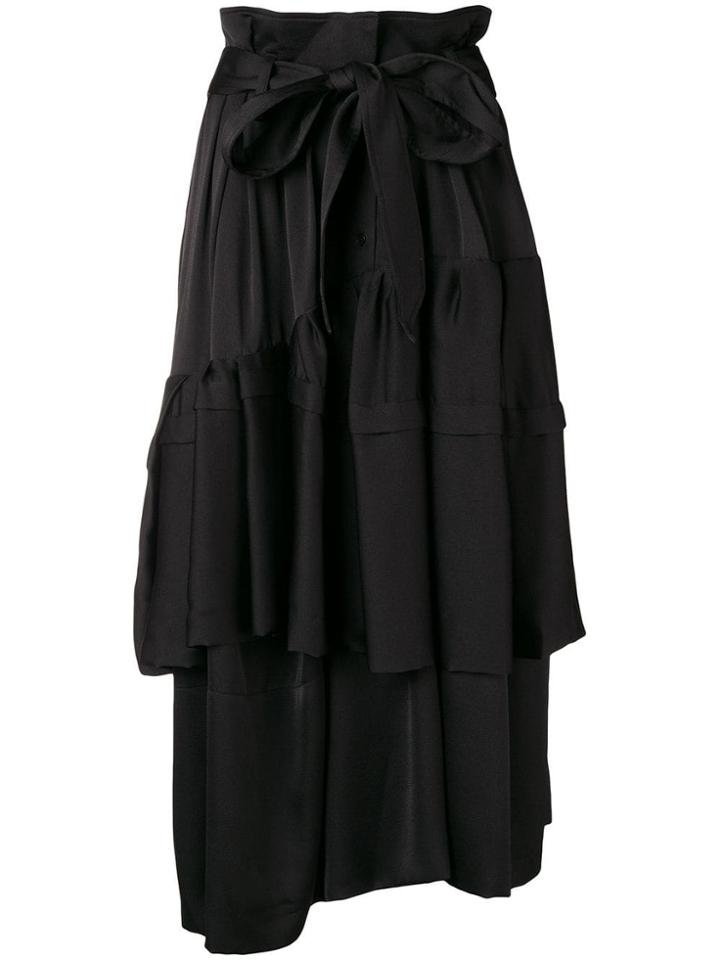 Christian Wijnants Tiered Shirt Dress - Black