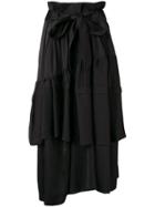 Christian Wijnants Tiered Shirt Dress - Black