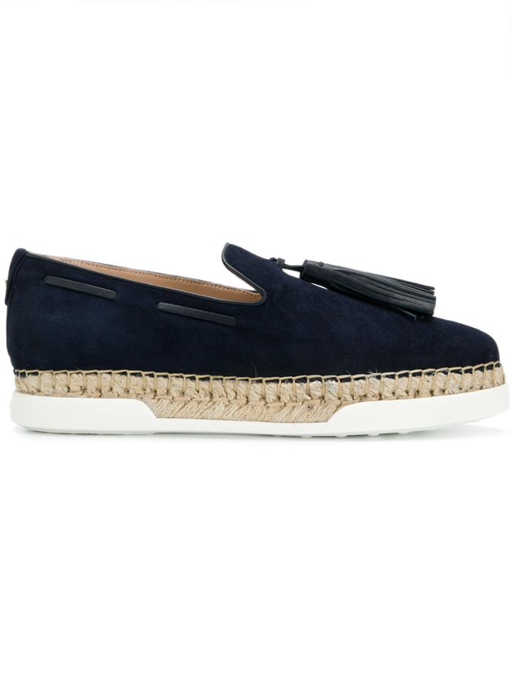 Tod's Tasselled Espadrilles - Blue