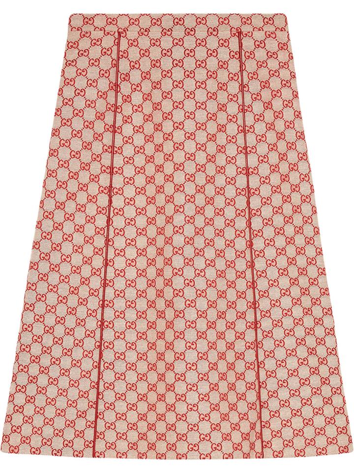 Gucci Gg Canvas Skirt - Nude & Neutrals