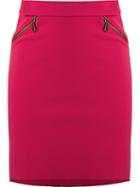 Gloria Coelho High-waisted Skirt, Women's, Size: Pp, Pink/purple, Polyamide/spandex/elastane