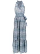 Amir Slama Long Denim Dress - Blue