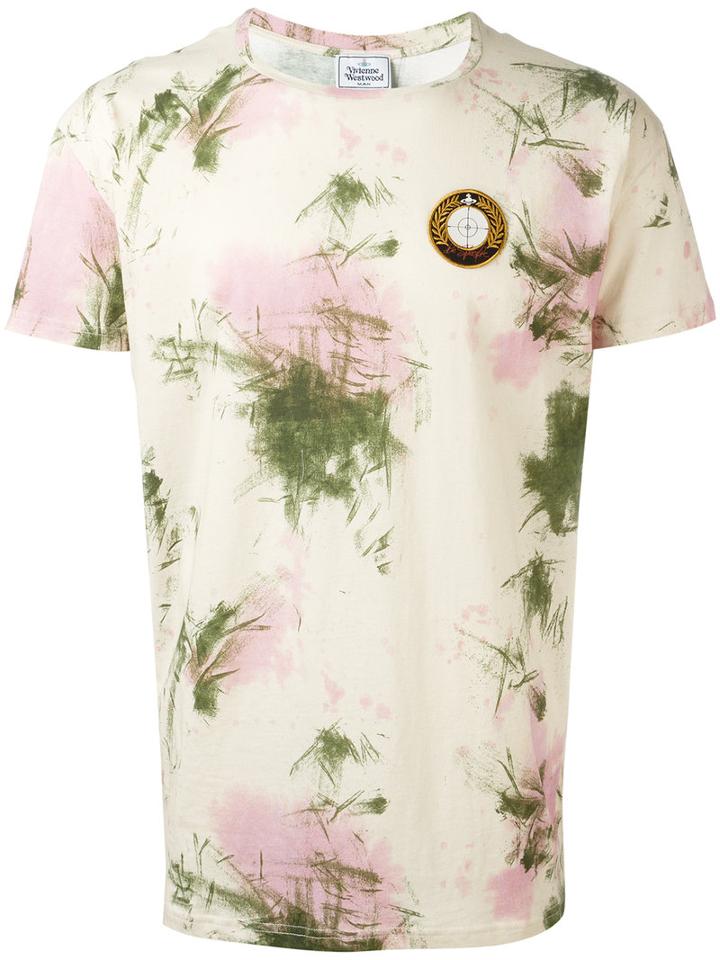 Vivienne Westwood Man Wine Stains T-shirt, Men's, Size: Medium, Nude/neutrals, Cotton