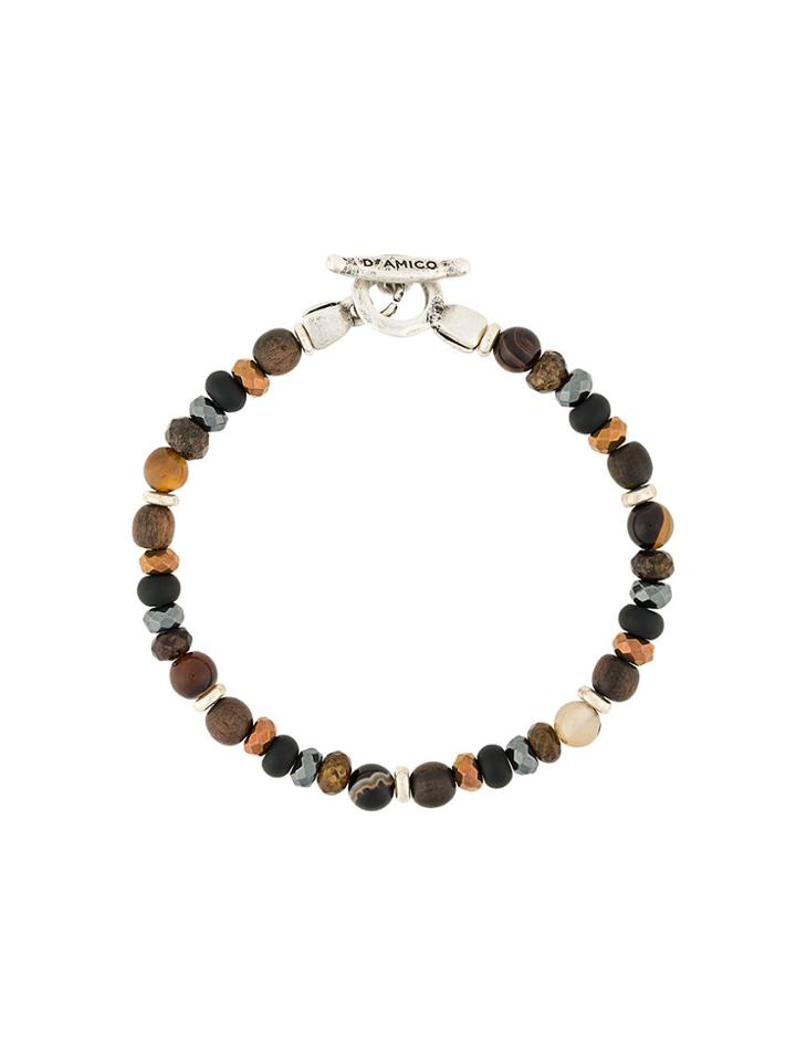 Andrea D'amico Beaded Necklace - Brown