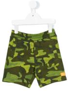 Diesel Kids - Camouflage Shorts - Kids - Cotton/polyester - 4 Yrs, Green