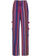 Figue Ipanema Striped Tassel Palazzo Pants - Multicolour