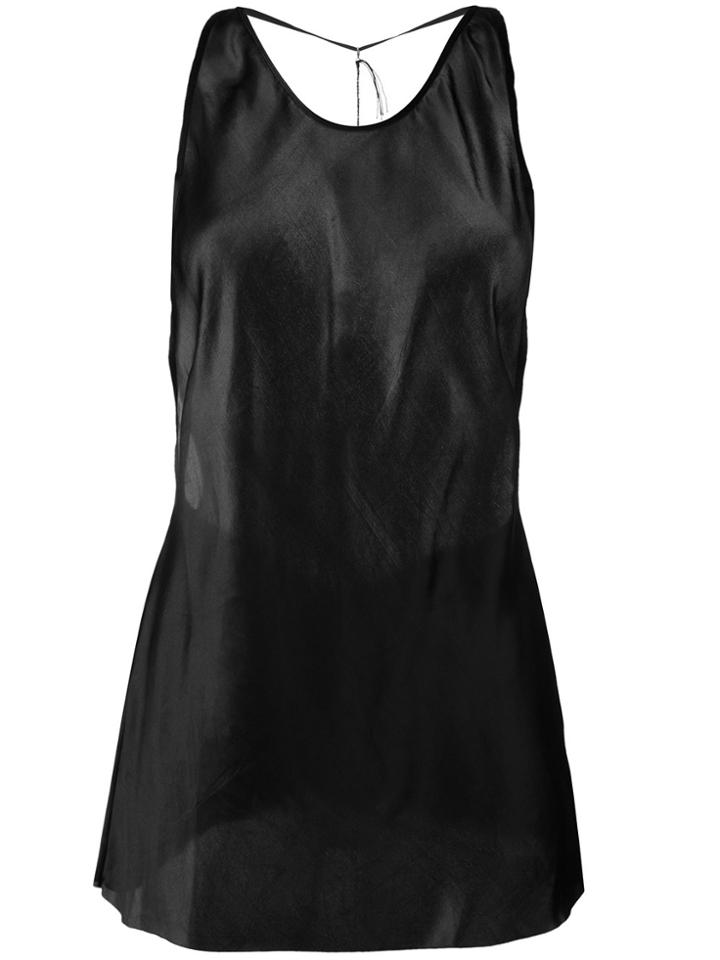 Ann Demeulemeester Backless Blouse - Black