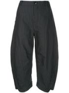 Renli Su Cropped Palazzo Trousers - Black