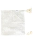 Twin-set Tassel Detail Scarf, Women's, Nude/neutrals, Cotton/silk