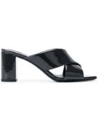 Saint Laurent Loulou 60 Sandals - Grey
