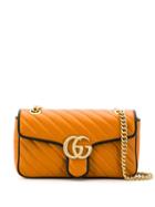 Gucci Gg Marmont Shoulder Bag - Orange