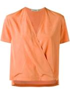 Egrey Short Sleeves Top, Women's, Size: 40, Yellow/orange, Viscose