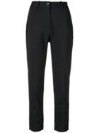 Nine In The Morning Cropped Tapered Trousers - Blue