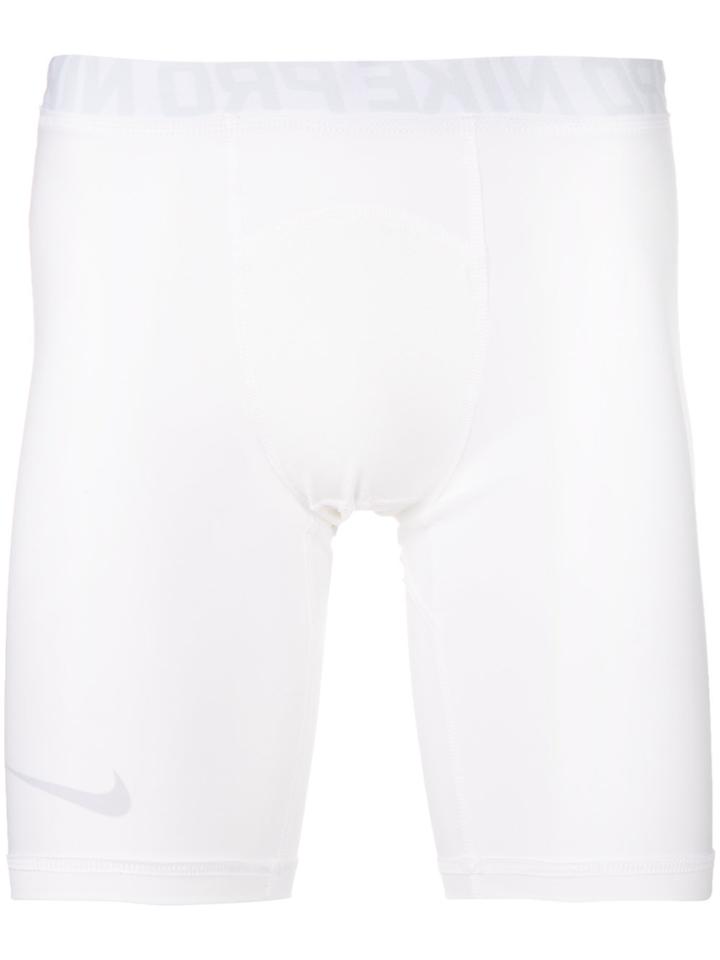 Nike Pro Compression Shorts - White