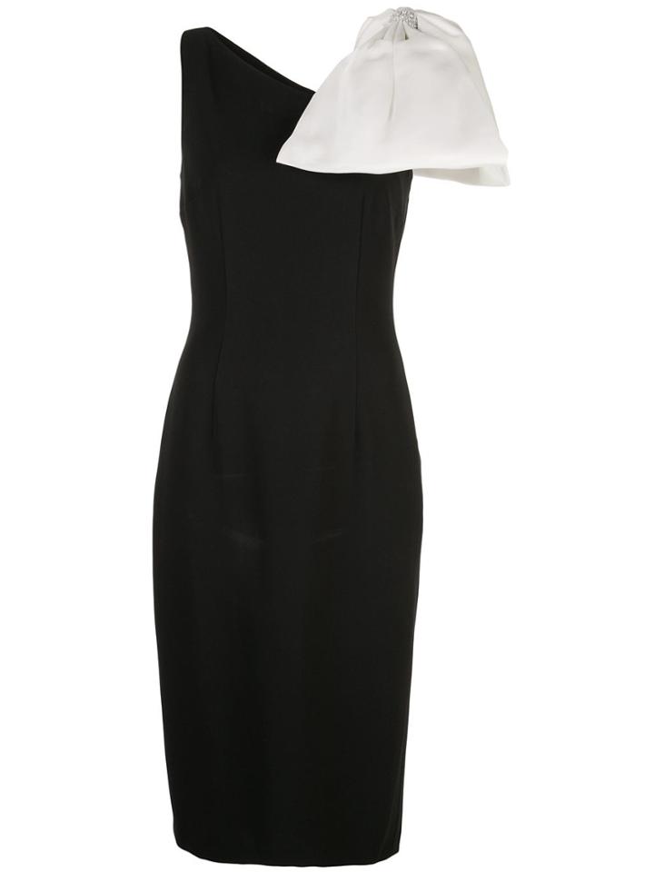 Sachin & Babi One Shoulder Bow Dress - Black