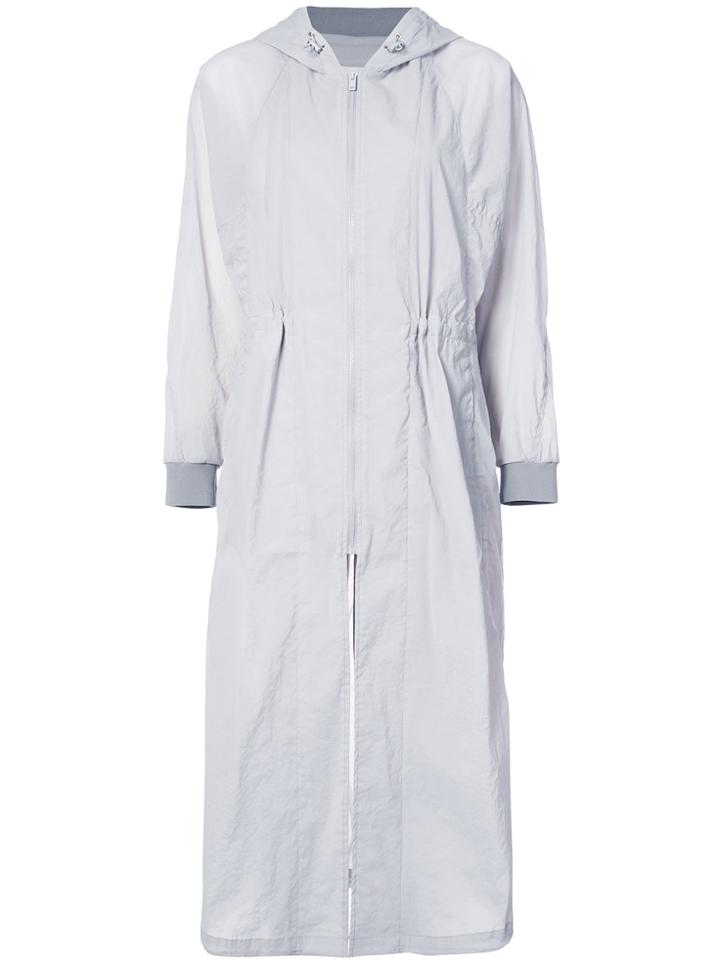 Demoo Parkchoonmoo Long Double Zipped Coat - Grey