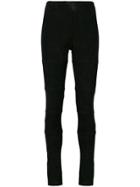 Kristensen Du Nord Panelled Skinny Trousers - Black