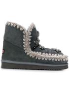 Mou Star Embellished Eskimo Boots - Grey