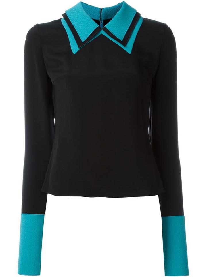 Roksanda Contrast Collar Longsleeved Top