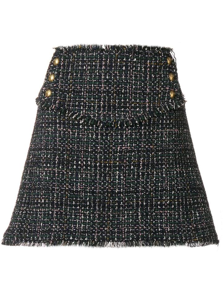 Pinko Knit Mini Skirt - Blue