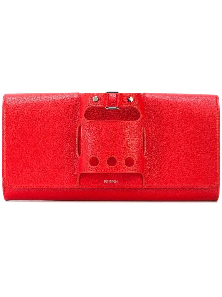 Perrin Paris Le Cabriolet Clutch - Red